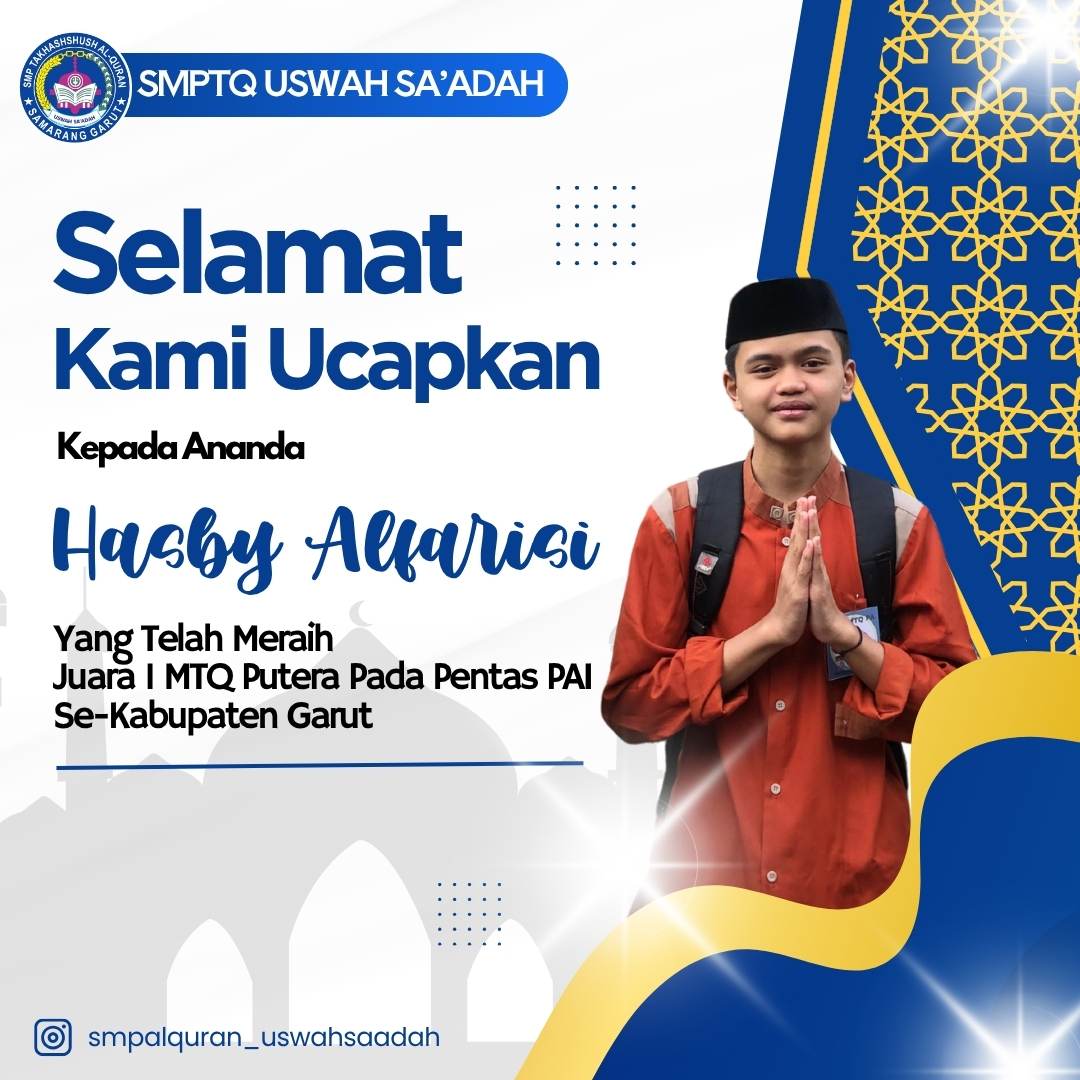 Juara 1 MTQ Pentas PAI 2025 Se Kabupaten Garut